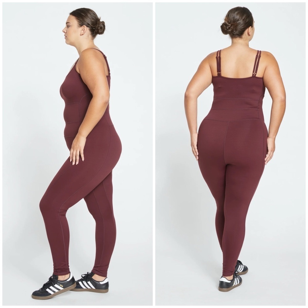 Universal Standard GAME Next-to-Naked Bodysuit in Black Cherry Size 4XL, 38-40 - Picture 13 of 13